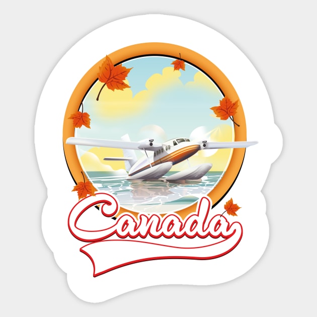 Canada travel logo Sticker by nickemporium1